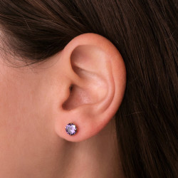 PENDIENTES GLASS AMATISTA